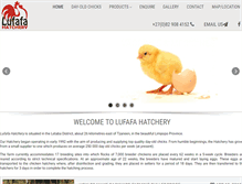 Tablet Screenshot of lufafahatchery.co.za